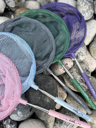 Siatka teleskopowa FOLLOW the duck - Ciemny Szary