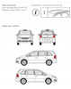 Bagażnik dachowy belki Cruz Opel Zafira B 5d