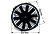 Wentylator TurboWorks 7" typ 1 tłoczący/ssący