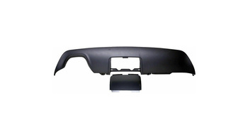 Tylny dyfuzor Matt Black wersja z hakiem holowniczym BMW 5 E60 E61 2003-2010