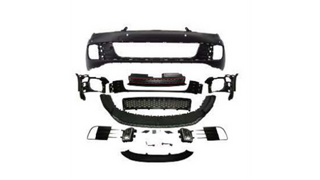 Przedni zderzak sport Grille Lampy przeciwmgielne VW GOLF VI 2008-2012