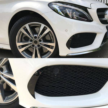 FLAPS SPOILER MERCEDES W205 PAKIET AMG BLACK