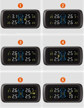 TPMS czujniki ciśnienia temperatury do samochodu