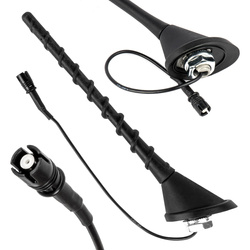 Antena samochodowa uniwersalna bat maszt z wzmacniaczem RAKU-2 ANT09 AMIO-04153