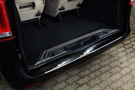 Nakładka na zderzak tylny do Mercedes W447 V klasa (Czarna)