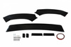 Uniwersalny splitter przedniego zderzaka gloss black
