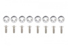Śrubki ozdobne M6x1.0 15mm D1 Silver