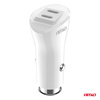 Ładowarka samochodowa 2x USB-C 40W AMIO-03884