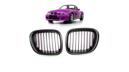Grill sportowy pojedyncze żeberka Gloss Black BMW Z3 E36 1996-2002