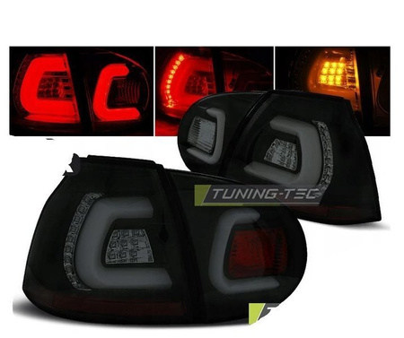 Lampy diodowe nowe Vw Golf V 5 black smoke led bar