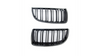 Grill sportowy podwójne żeberka Gloss Black BMW 3 E90 E91 przed liftem 2005-2008