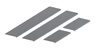 Progi 2 Line Mitsubishi Space Star - Hatchback 5 2014- - Połysk