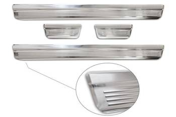 Nakładki progowe Nissan Micra 5 (Stal)