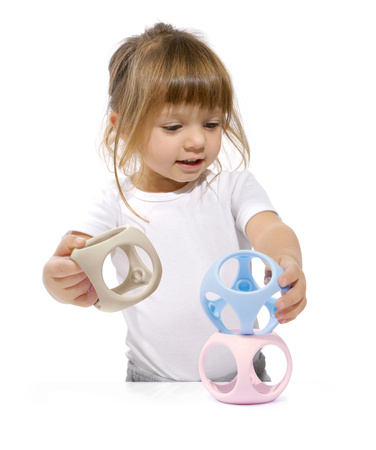 Zestaw zabawek kreatywnych Moluk Building Genius 9 el.- Pastel