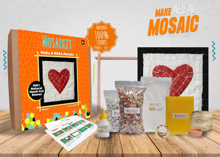 Mozaika MOSAIKIT Serce