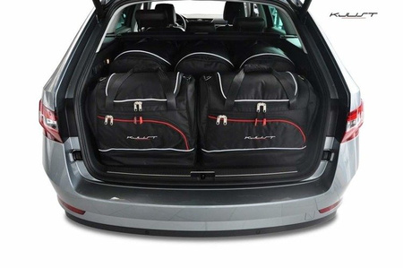 SKODA SUPERB KOMBI 2015+ TORBY DO BAGAŻNIKA 5 SZT