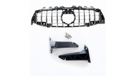 Grill sportowy GT Chrome z PDC+Camera MERCEDES CLA C118 X118 2019-obecnie Panamericana