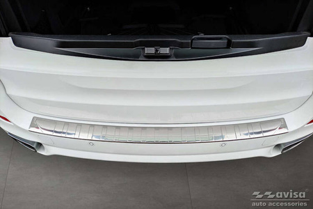 Nakładka na zderzak tylny do BMW X5 III F15 M-PAKIET (Stal)