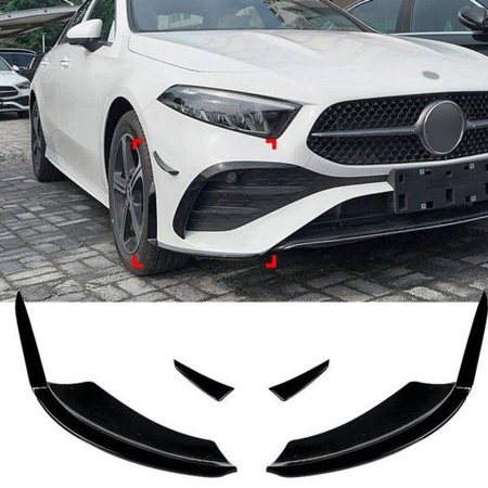 AERO FLAPS SPLITER MERCEDES W177 A FACELIFT 2023-