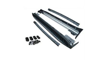 Stopnie boczne z aluminium Black MERCEDES M-Class W164 2005-2011
