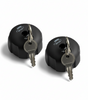 Zamykana gałka z zamkiem M8 do bagażnika rowerowego Amos / Peruzzo / Aguri – komplet 2 szt.