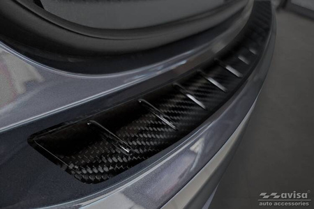 Nakładka na zderzak tylny do Volkswagen Taigo Carbon