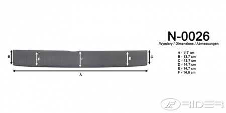 Peugeot Expert nakładka na zderzak