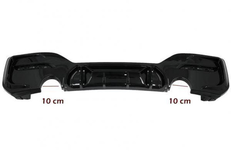 DYFUZOR BMW F20 F21 15-19 TWIN SINGLE PIANO BLACK
