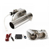 Przepustnica do wydechu Y-pipe / dwa motylki 2"