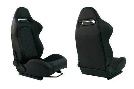 Fotel sportowy MONZA GRAND Carbon Black