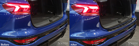 Nakładka na zderzak tylny Audi Q6 e-tron (Czarna)