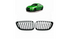 Grill sportowy pojedyncze żeberka Matt Black BMW 2 F22 F23 2013-2021