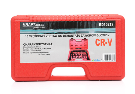 Ściągacze do demontażu zaworów 10el. KD10213