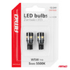 Żarówki LED CANBUS T10 W5W 5SMD 3030 White 12V 24V AMIO-04239