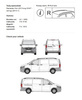Platforma dachowa bagażowa Cruz Mercedes Vito W447 L2H1