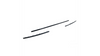 Listwy przedniego zderzaka Gloss Black VW TRANSPORTER MULTIVAN T6 2015-2020