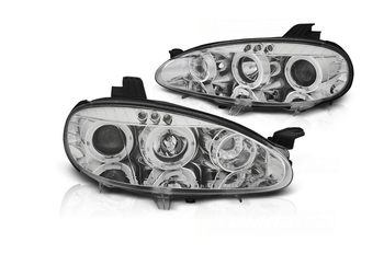 Lampy Przednie Chrome Ringi Do Mazda Mx5 01-05