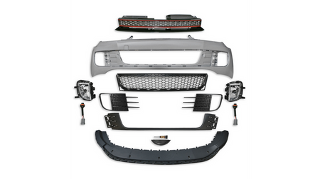 Przedni zderzak sport Grille Lampy przeciwmgielne VW GOLF VI 2008-2012