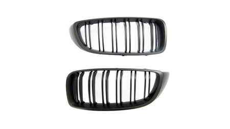 Grill sportowy pojedyncze żeberka Matt Black BMW 4 F32 F82 F33 F83 F36 Gran 2013-2021