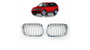 Grill sportowy pojedyncze żeberka All Chrome BMW X5 E53 przed liftem 1999-2003