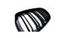 Grill sportowy podwójne żeberka Gloss Black BMW X5 E53 przed liftem 1999-2003