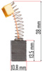 Szczotki do młota PM-MW-2600M-SZ