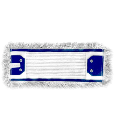 WKŁAD DO MOPA PŁASKIEGO NAKŁADKA PROFESJONALNA KIESZENIOWA CHŁONNA WYMIENNA ZAKŁADKA DŁUGIE WŁOSIE 100% BAWEŁNA DO CZYSZCZENIA MYCIA PODŁÓG