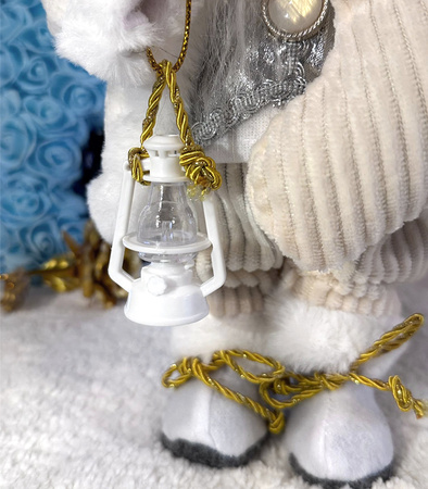 MIKOŁAJ TAŃCZĄCY GRAJĄCY ŚWIĄTECZNY FIGURKA LALKA OZDOBA ŚWIĄTECZNA DEKORACYJNA NA ŚWIĘTA