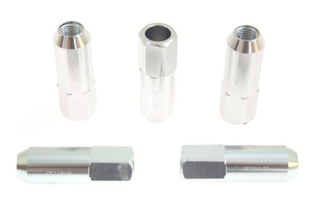 Nakrętki JBR 60mm M12 x1.25 SILVER
