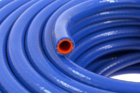 Przewód podciśnienia silikonowy zbrojony TurboWorks PRO niebieski - 12mm