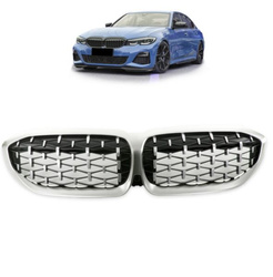 GRILL (NERKI) DO BMW G20 G21 19-22 SILVER DIAMOND