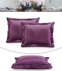 POSZEWKA DEKORACYJNA 2 SZT 50 x70 CM POKROWIEC MIĘKKI GŁADKI MODNY STYLOWY GLAMOUR VELVET