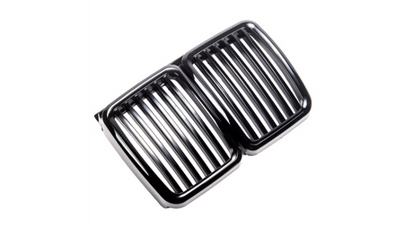 Grill sportowy pojedyncze żeberka Gloss Black BMW 3 E30 1987-1994