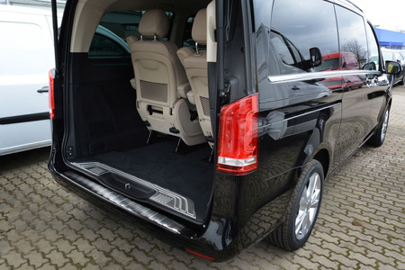 Nakładka na zderzak tylny do Mercedes W447 V klasa (Czarna)